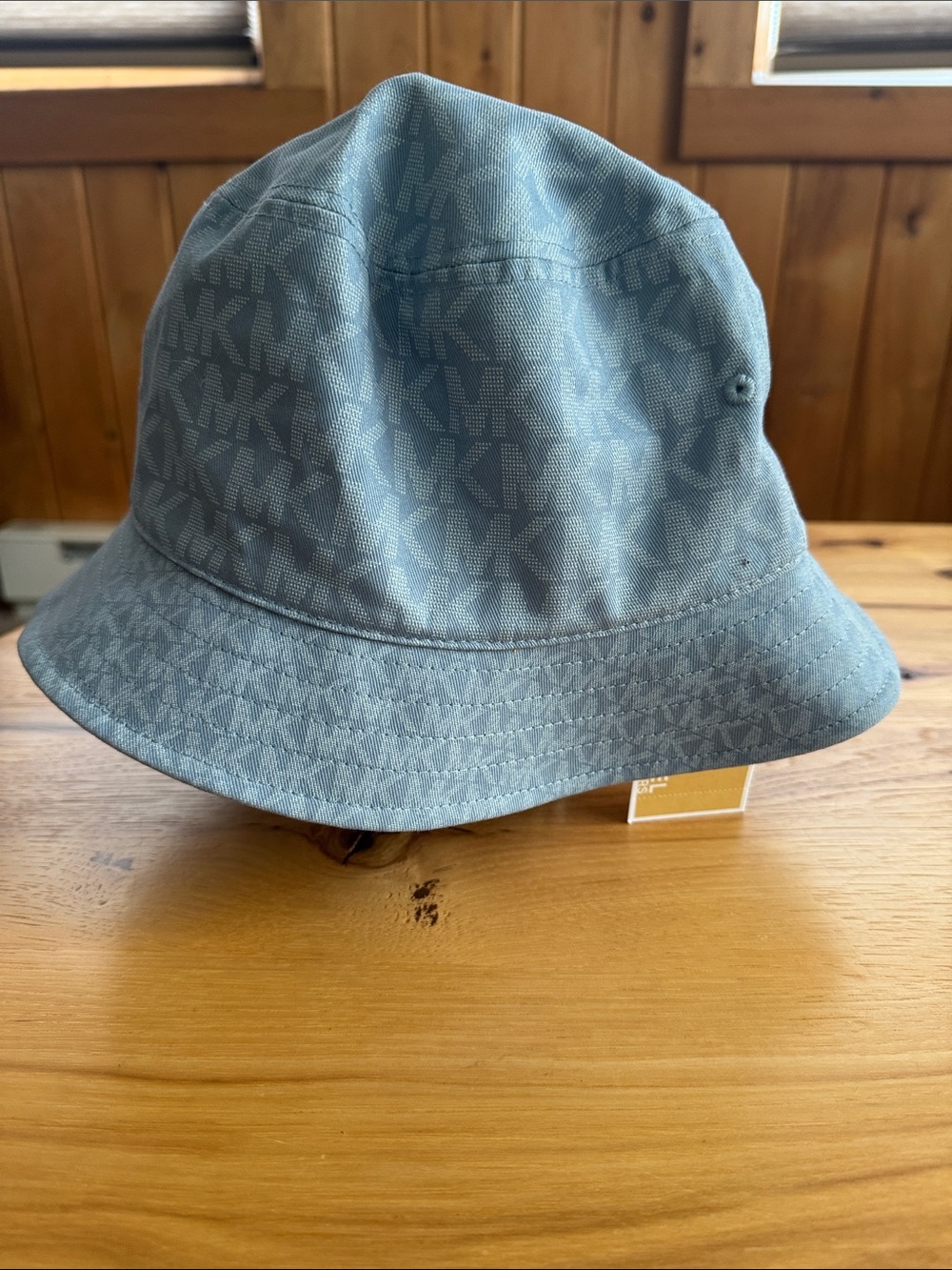 Michael Kors Light Blue Monogram Bucket Hat for Women